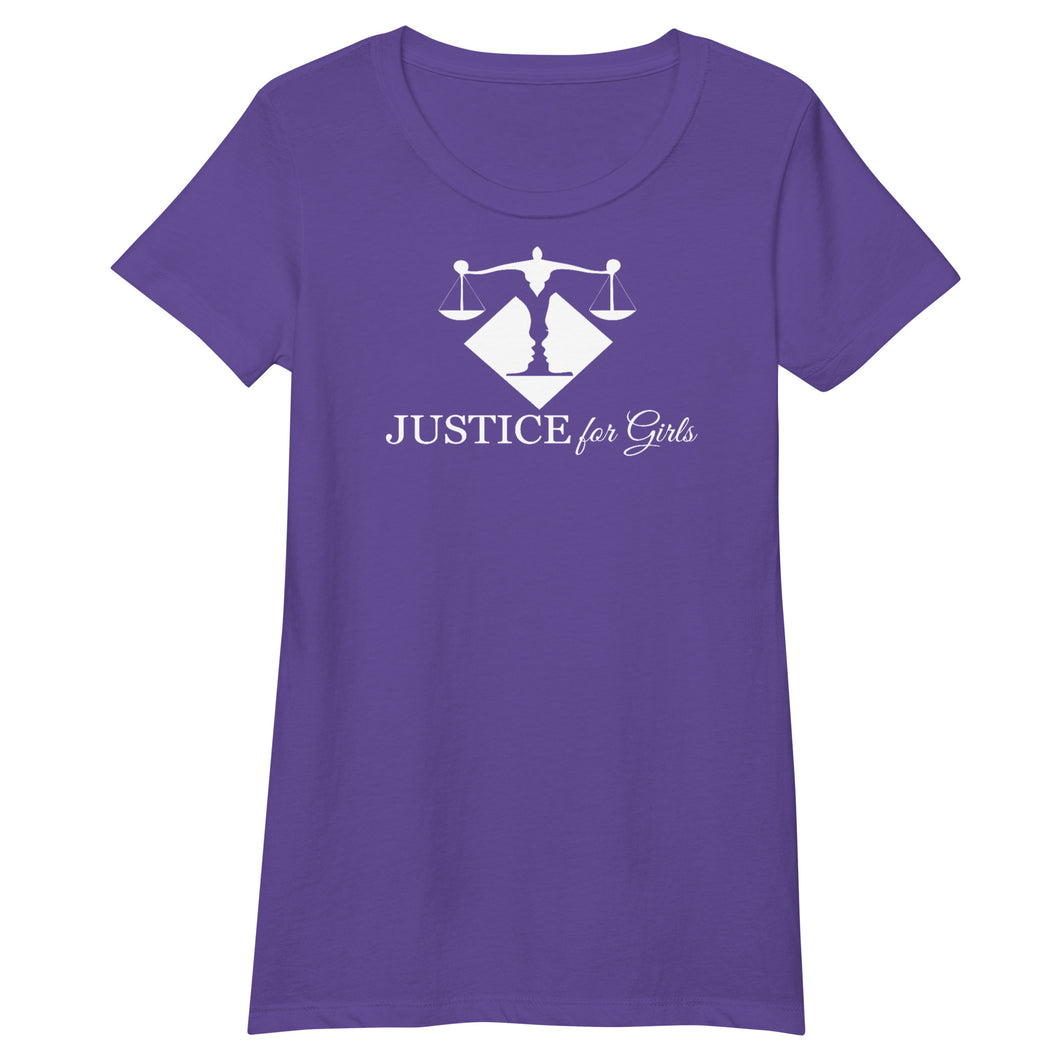 Justice For Girls Women’s Fitted T-Shirt